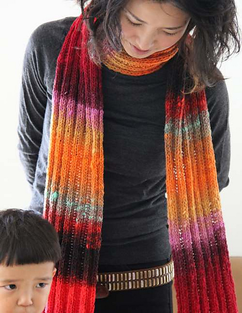 Ribbed Scarf NK-325