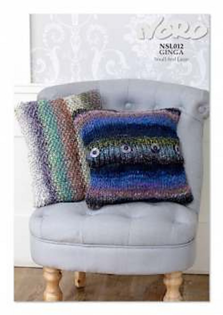 Cable and Moss Stitch Cushions NSL012