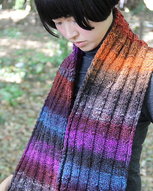 Ribbed Scarf