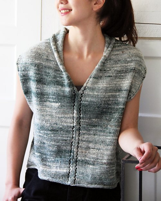Sleeveless V-Neck Top