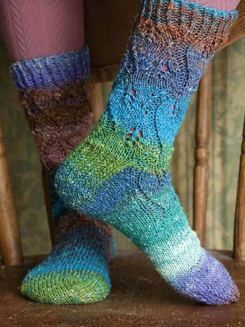 Leaf Lace Socks