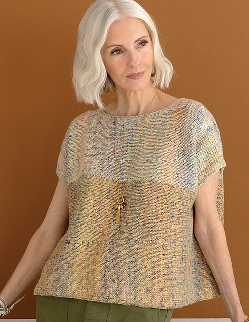 Lemon Drop Poncho Top