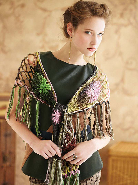 Lacy Motif Shawl