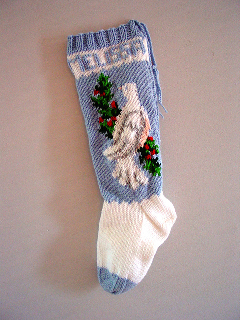 Dove Christmas Stocking