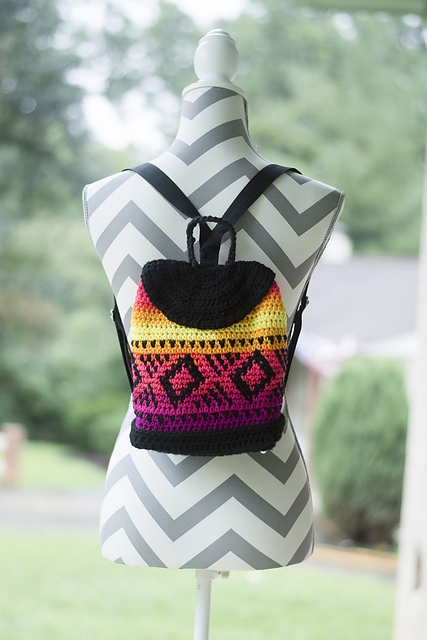 Sophia Fair Isle Backpack