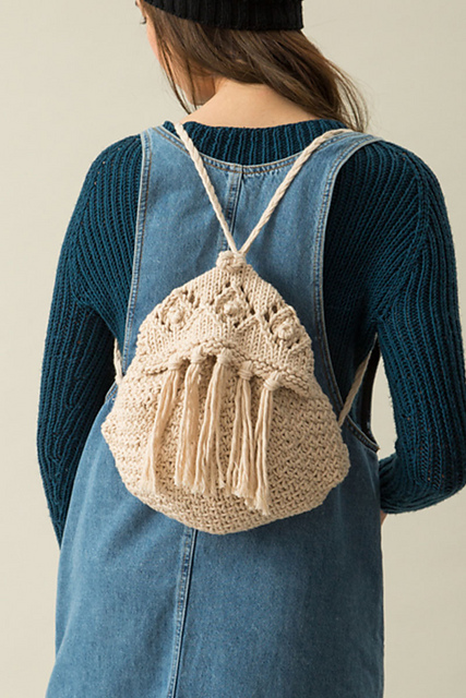 Tasselled Rucksack