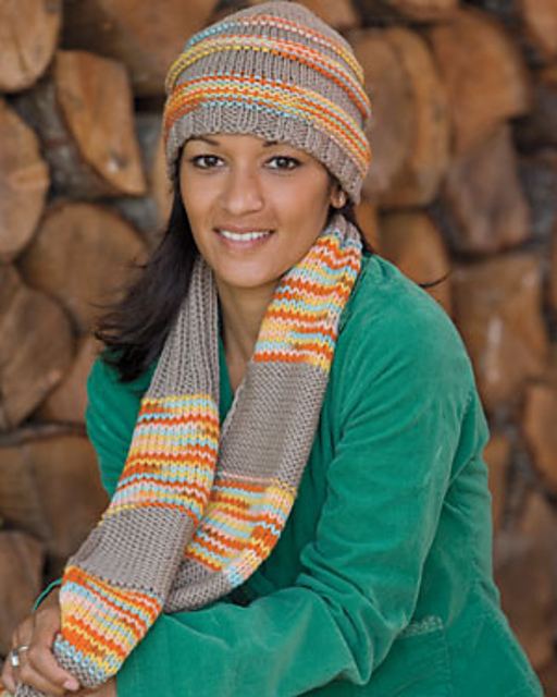 Learn to Knit Scarf and Hat