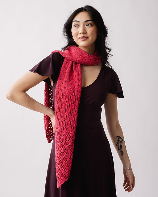 Lace Dipped Scarf
