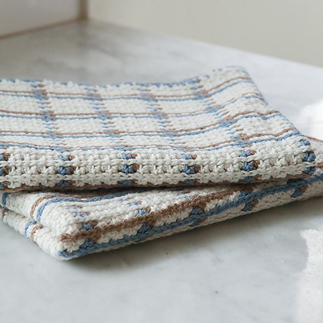Crocheted Woven Towel