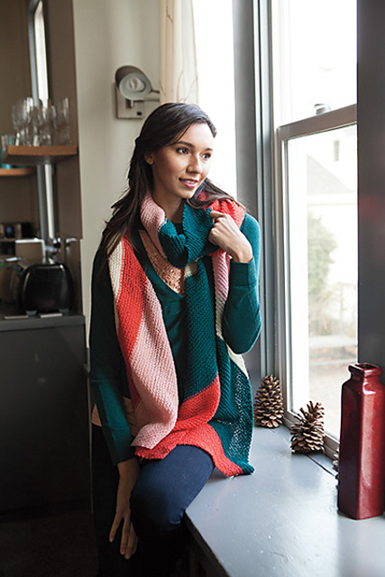 Bias Stripe Wrap
