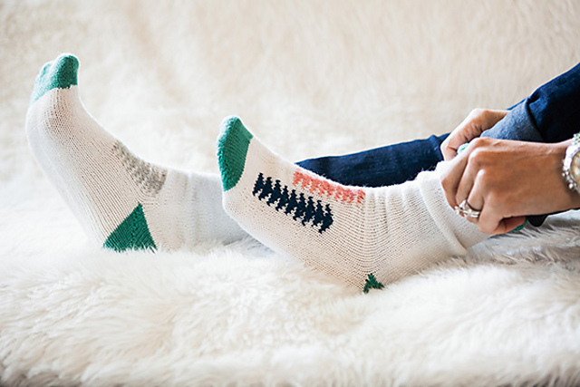 Flying Geese Socks