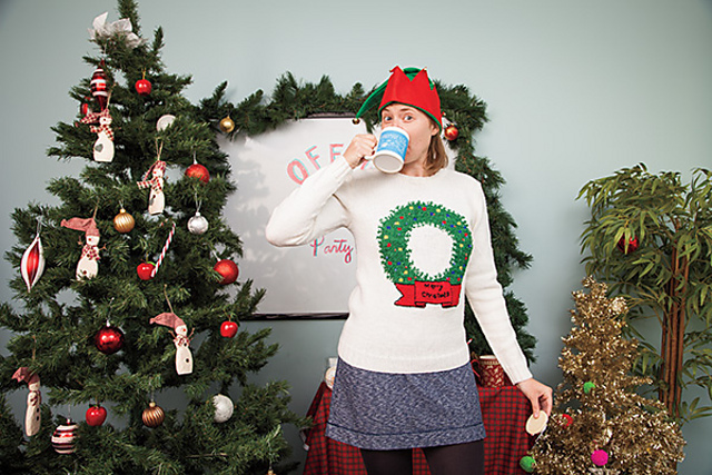 Holiday Wreath Sweater
