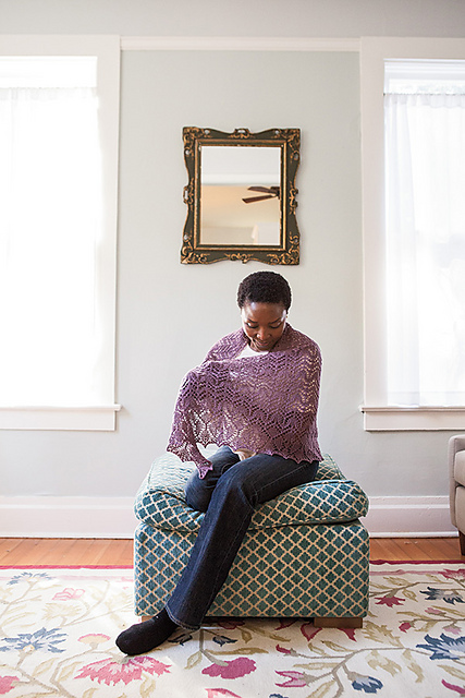 Shifting Lace Shawl