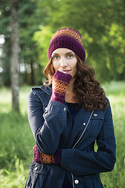 Cassia Hat and Mitts