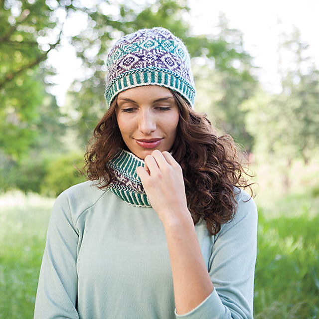 Lamiales Hat & Cowl