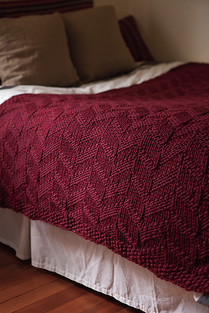 Mock Cable Blanket