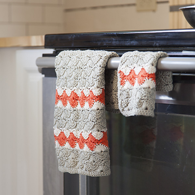 Morning Sunburst Dishcloth