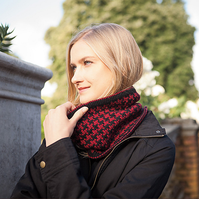 Houndstooth Cowl