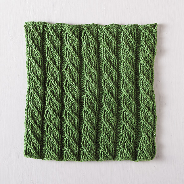 Spiral Columns Facecloth