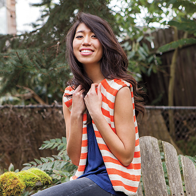 Striped Shrug