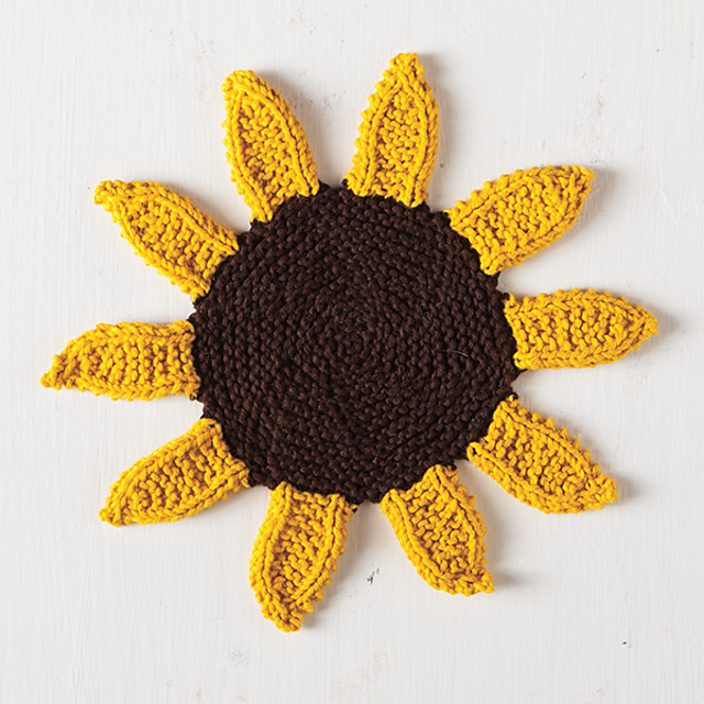 Sunflower Dishcloth