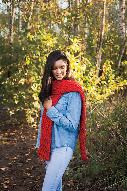 Throw Me A Curve Scarf