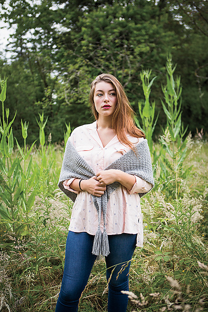 Two Texture Shawl