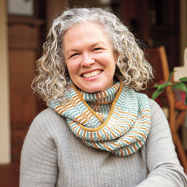 Colorful Garter Cowl