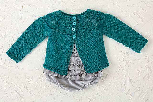 Round Yoke Cardigan