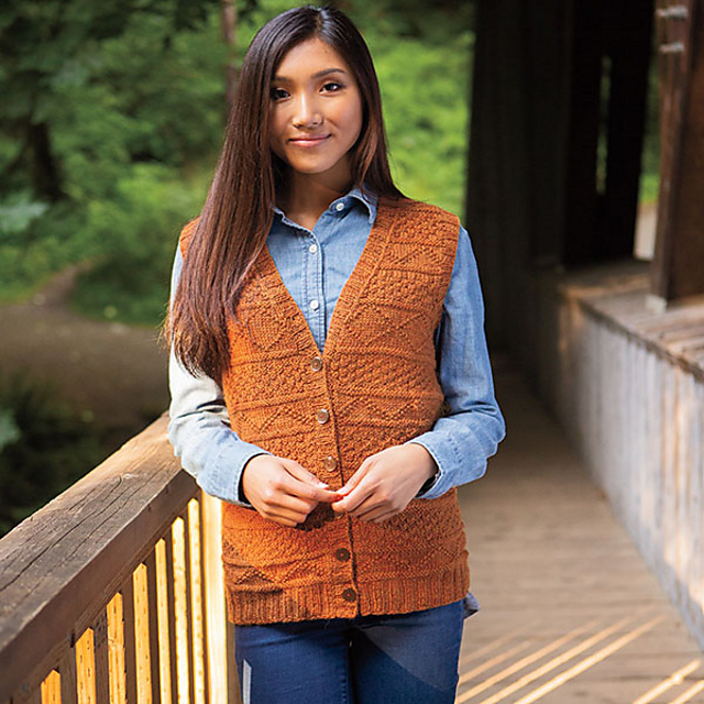 Ravelry: Barnstaple Vest pattern by Sandi Rosner
