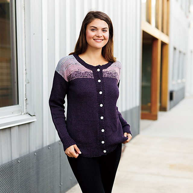 Ombré Waves Cardi