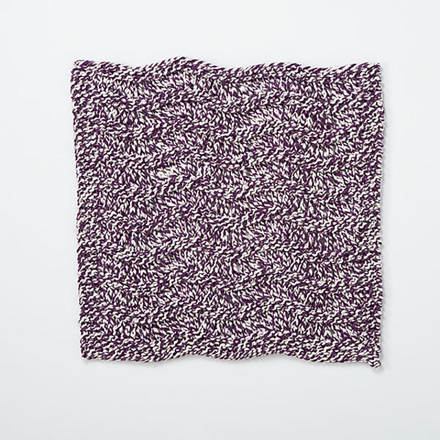 Ripples and Ridges Dishcloth