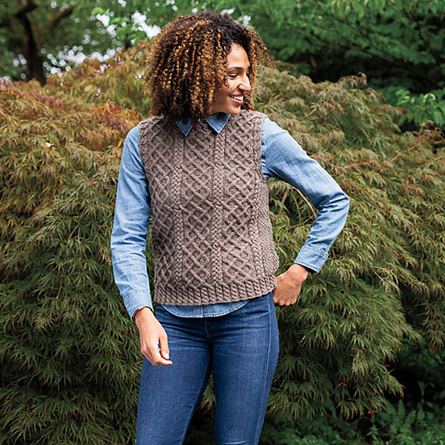 Ravelry: Sennit Vest pattern by Margaret Mills