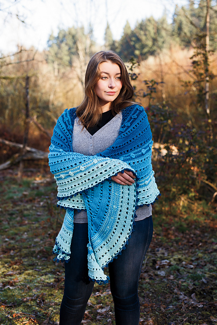 Seashore Shawl: Heavy