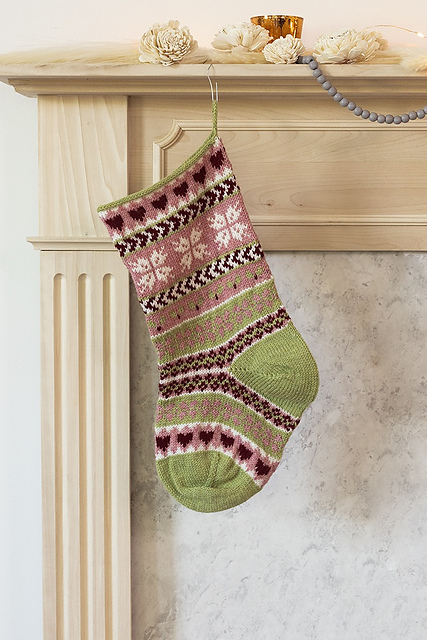 Perfect Holiday Fair Isle Stocking