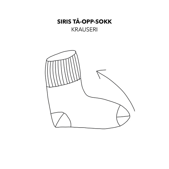 Siris Tå-Opp-Sokk