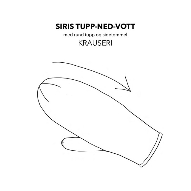 Siris Tupp-Ned-Vott (rund tupp, sidetommel)