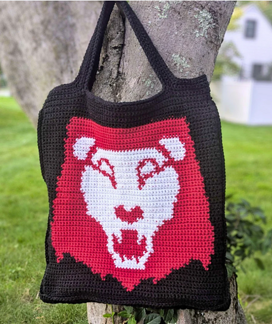 Saja Boys Lion Mascot Tote Bag