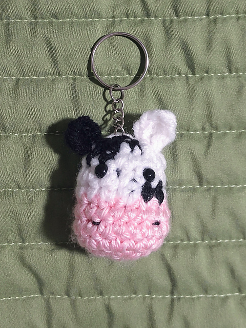 Cow Keychain