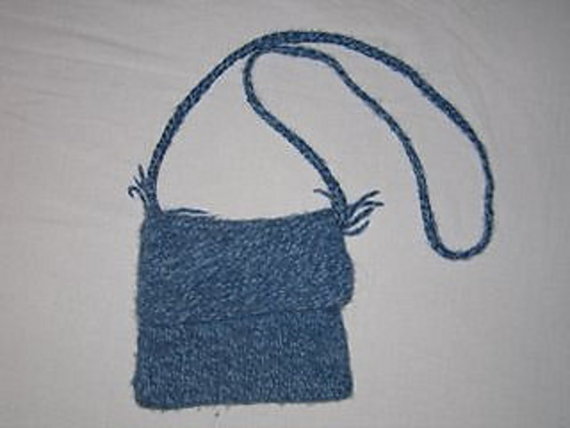 Felted Flap Bag