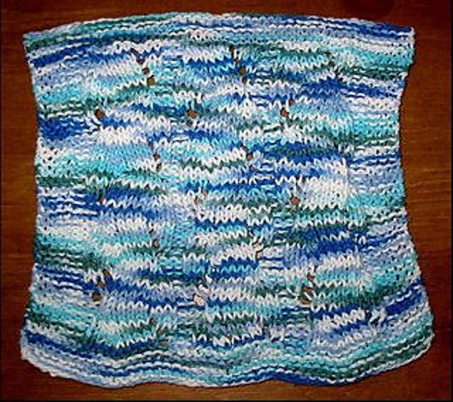 Turtle Tracks Washcloth
