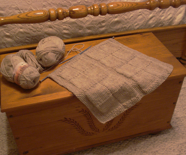 Shaker Knitted Throw