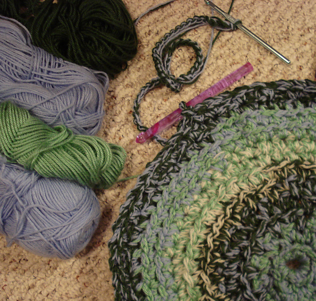 Oval Tweed Rug