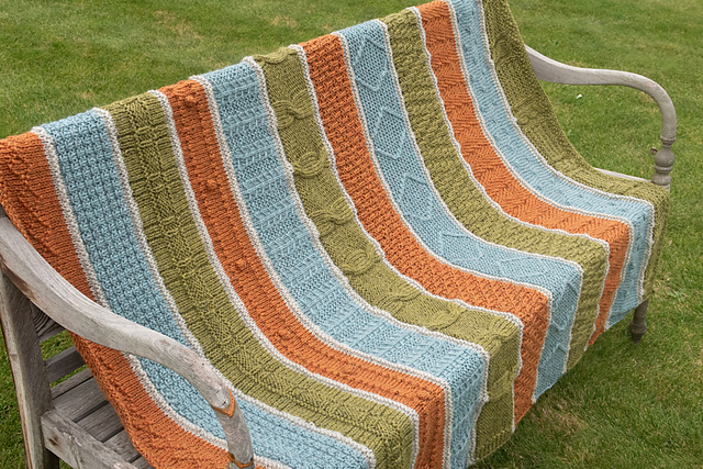 Falling into Stitches Blanket