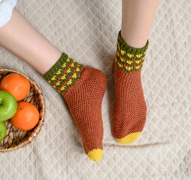 Pumpkin Season Socks