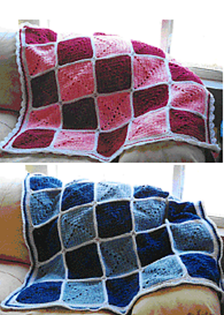 Shades of Pink and Blue