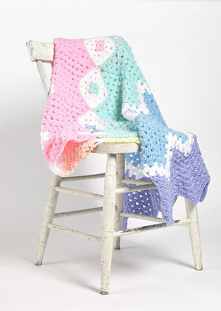 Granny Ripple Baby Afghan