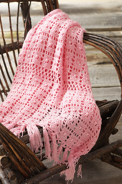 Pink Memories Afghan