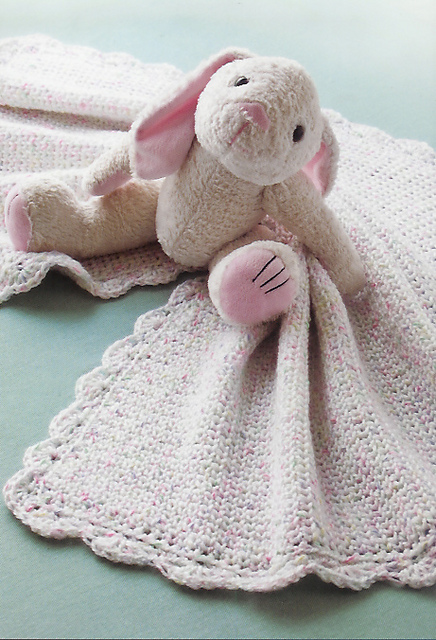 V-Knit Single Stitch Baby Afghan