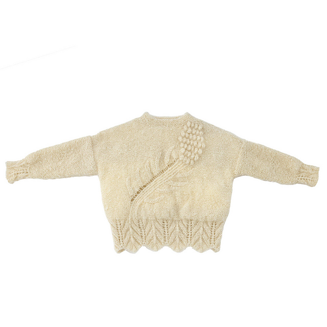 三國万里子　ミクニッツ　フキノトウのセーター Ravelry: フキノトウ pattern by Mariko Mikuni (三國 万里子）